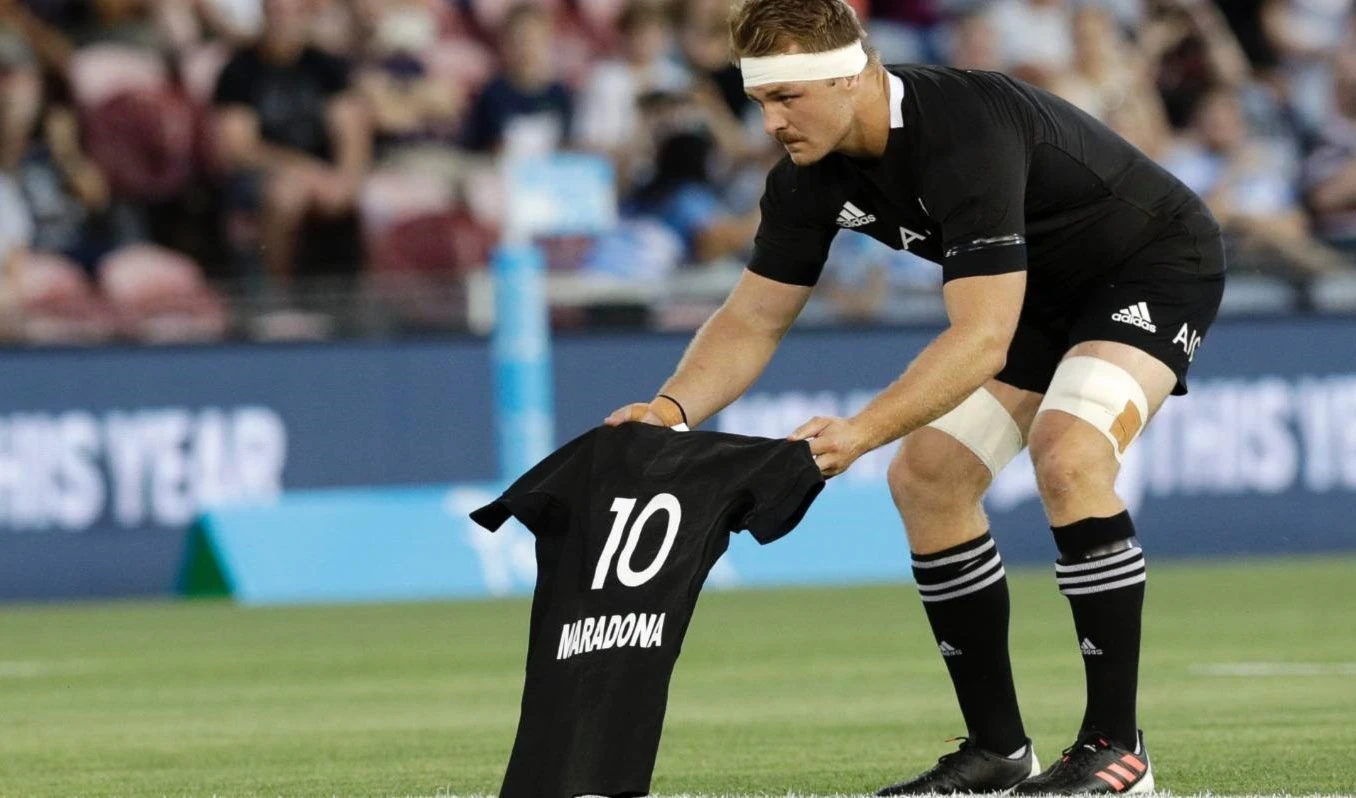 La 'haka' de los All Blacks a Argentina en homenaje a Maradona (+Video)