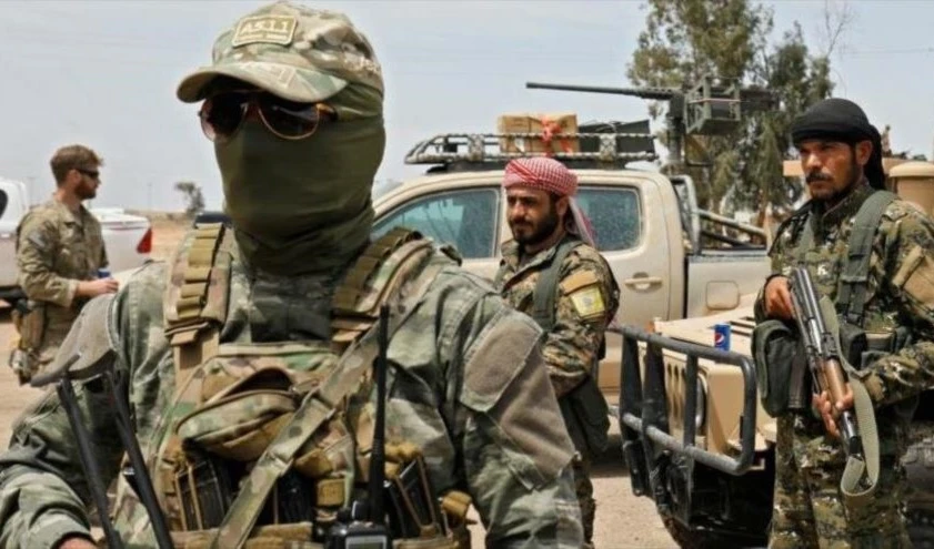 Miembros de las fuerzas pro-estadounidenses en Siria.