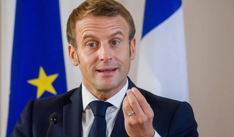 Emmanuel Macron, mandatario francés. Emmanuel Macron, mandatario francés.