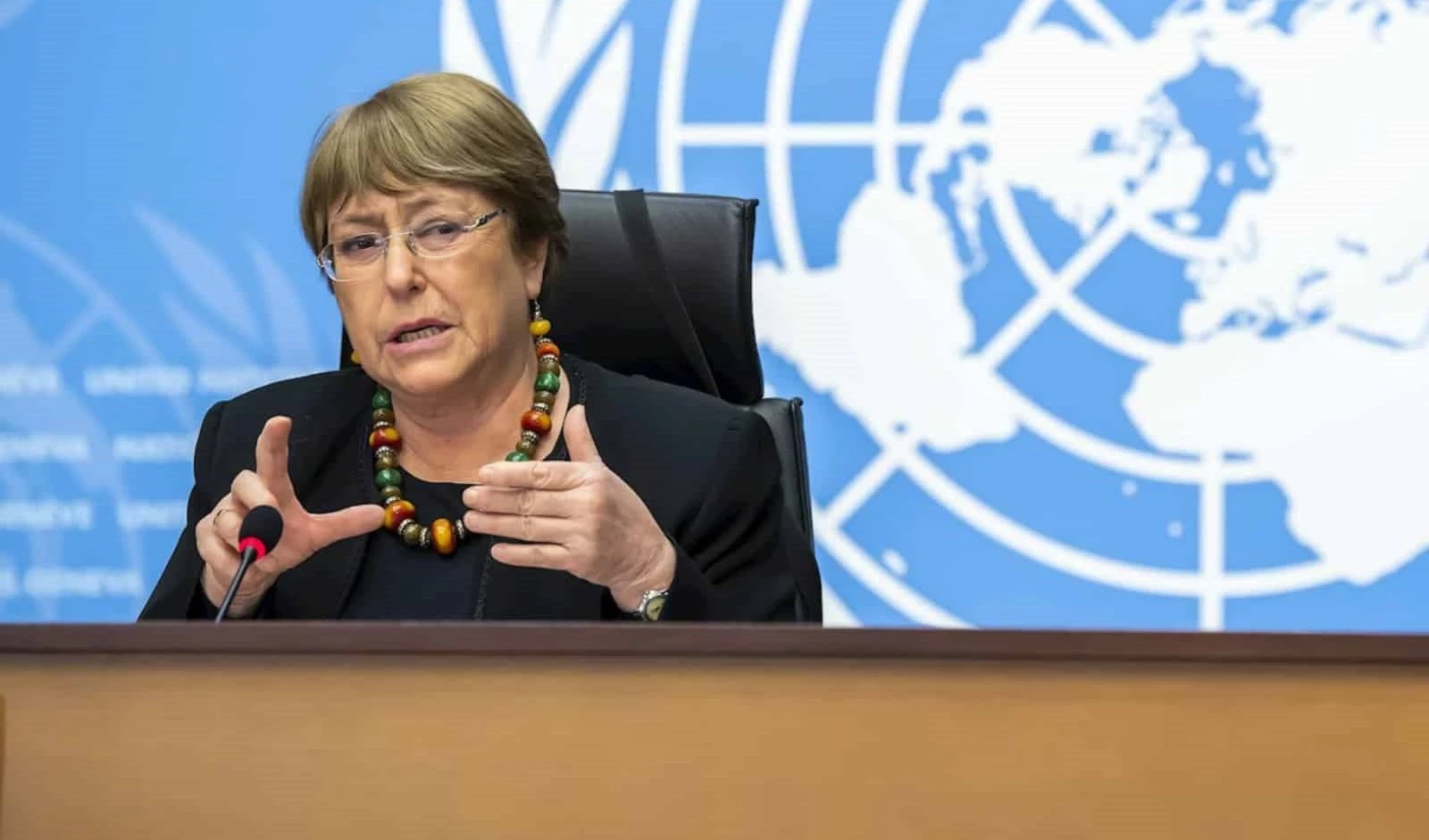 Michelle Bachelet, alta comisionada de las Naciones Unidas para los Derechos Humanos.