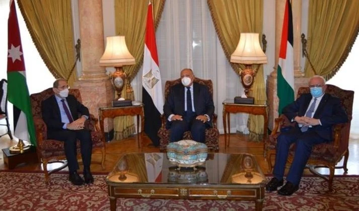 Cumbre tripartita en el Cairo para coordinar una  posición sobre los acontecimientos palestinos Cumbre tripartita en el Cairo para coordinar una  posición sobre los acontecimientos palestinos