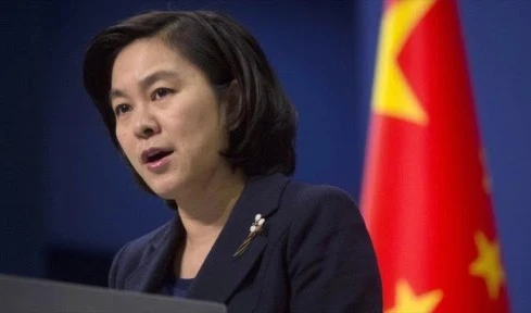 Hua Chunying, vocera del Ministerio de Relaciones Exteriores.