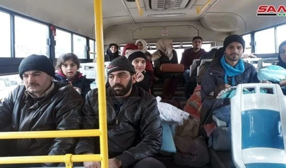 Refugiados sirios procedentes de El Líbano.