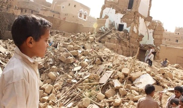 Los niños yemenitas son las víctimas principales de los ataques indiscriminados de la coalición saudita.