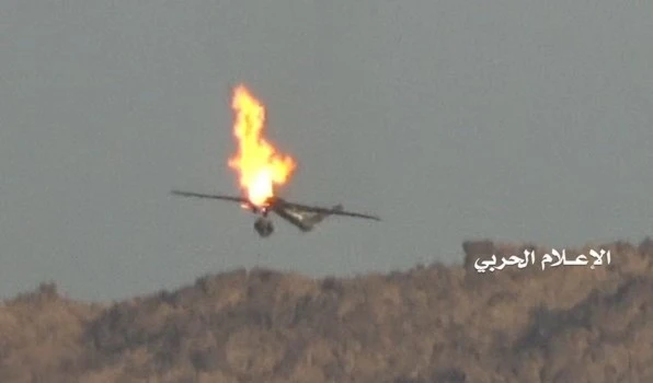 Derribado dron saudita en Hodeidah.