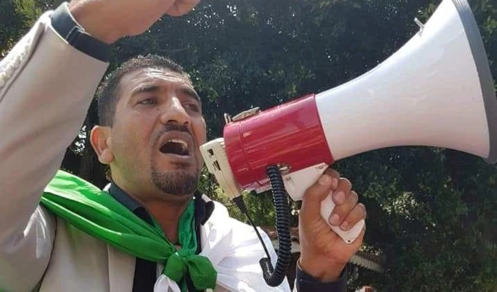Karim Tabbou, figura clave en el movimiento de protesta antigubernamental en Argelia.