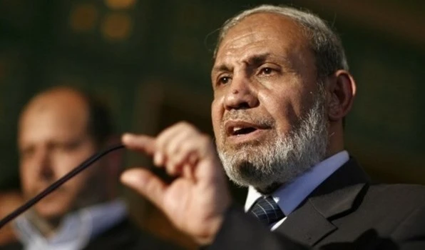 El líder de Hamas Mahmoud al-Zahar.