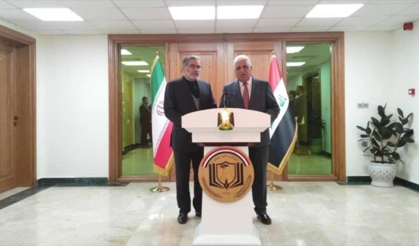Encuentro en Bagdad entre el Asesor de Seguridad Nacional de Iraq, Faleh Al-Fayyad (derecha), y el Secretario General del Consejo de Seguridad Nacional de Irán, Ali Shamkhani. Encuentro en Bagdad entre el Asesor de Seguridad Nacional de Iraq, Faleh Al-Fayyad (derecha), y el Secretario General del Consejo de Seguridad Nacional de Irán, Ali Shamkhani.