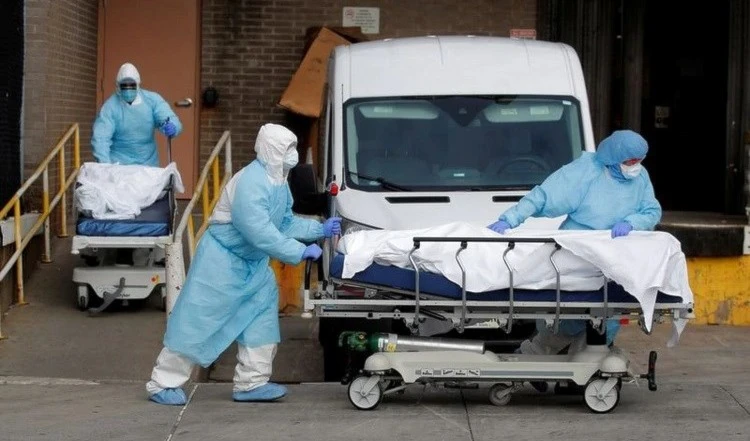 Estados Unidos registró la cifra diaria de muertos por coronavirus más alta del mundo el jueves 9 de abril con mil 169. Estados Unidos registró la cifra diaria de muertos por coronavirus más alta del mundo el jueves 9 de abril con mil 169.