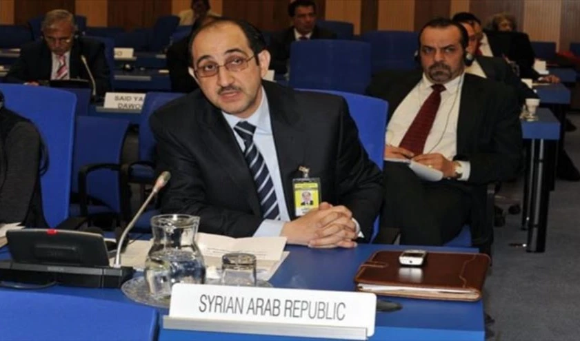 El representante sirio ante la Organización para la Prohibición de las Armas Químicas (OPAQ), Basam al-Sabaq.