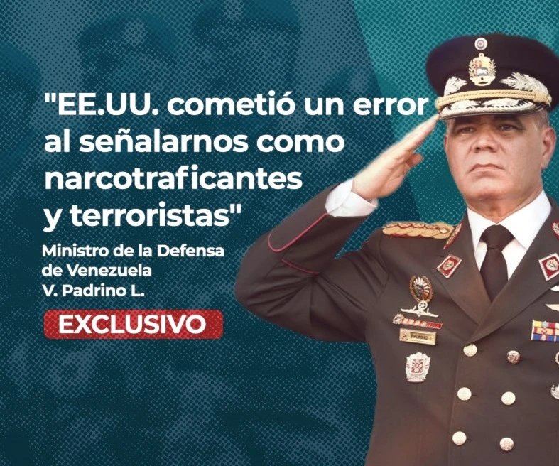 EE.UU. cometió un error al señalarnos como narcotraficantes y terroristas