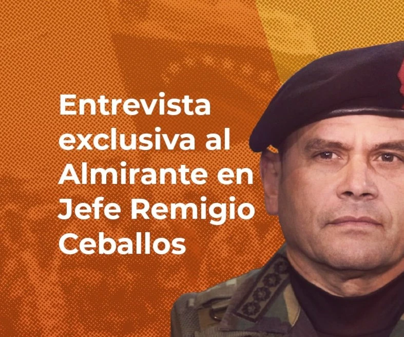 Entrevista exclusiva al Almirante en Jefe Remigio Ceballos