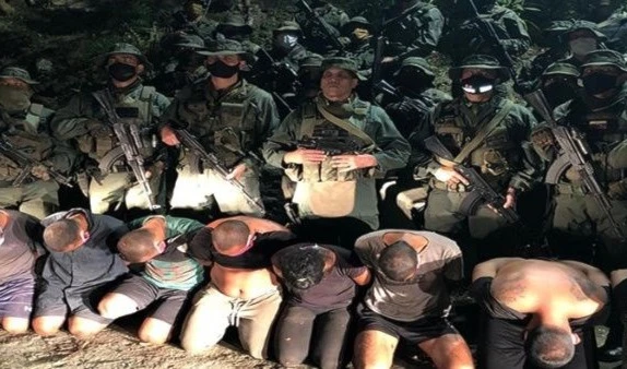 Capturan  a ocho mercenarios en Venezuela, suman 28