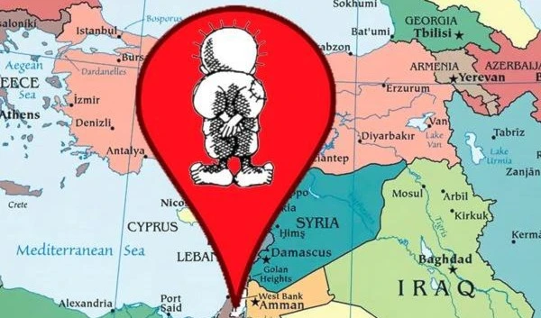 Handala: Mi patria es Palestina y su capital es: Al Quds (Jerusalén)