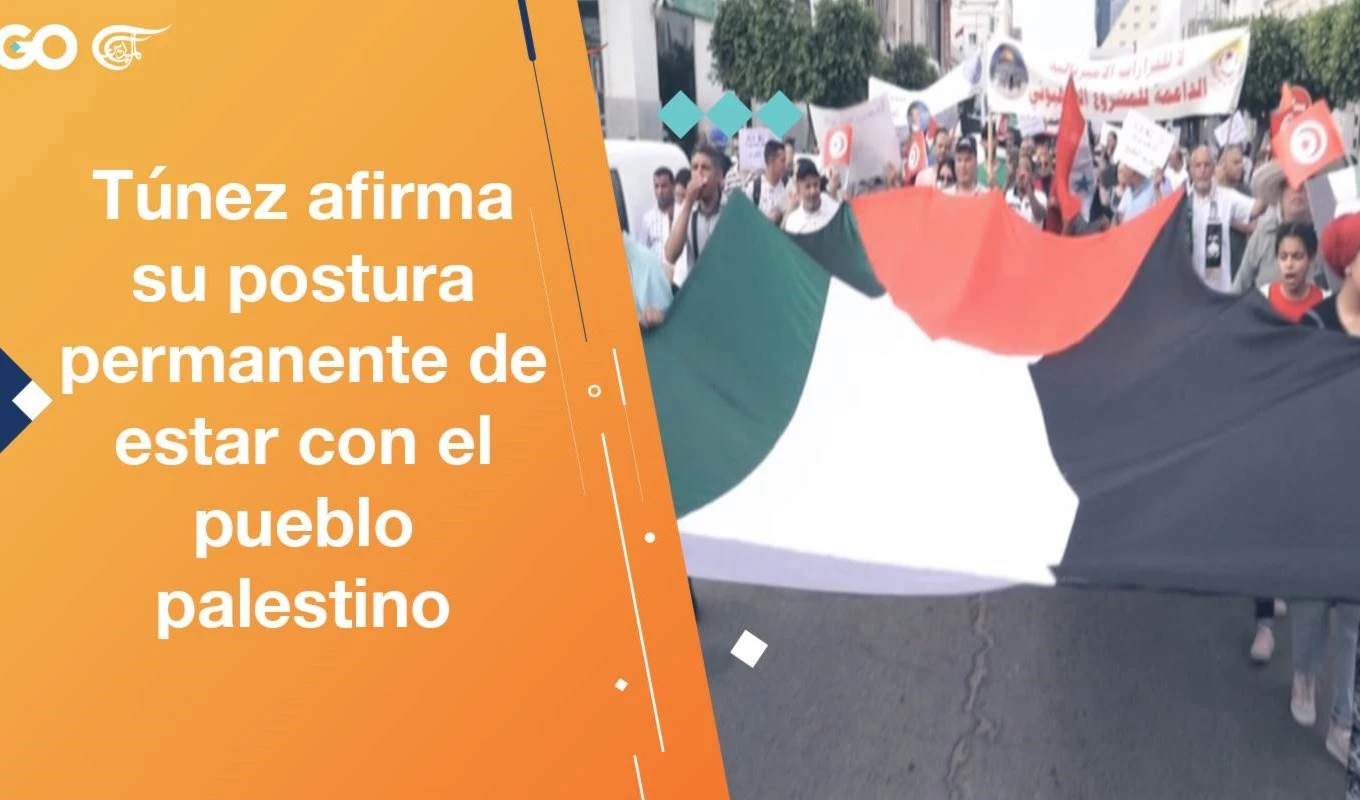 Túnez afirma su postura permanente de estar con el pueblo palestino
