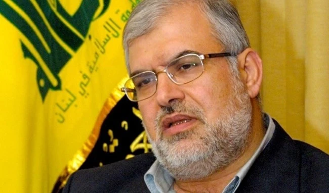 El diputado Mohammad Raad, jefe del grupo parlamentario Lealtad a la Resistencia.