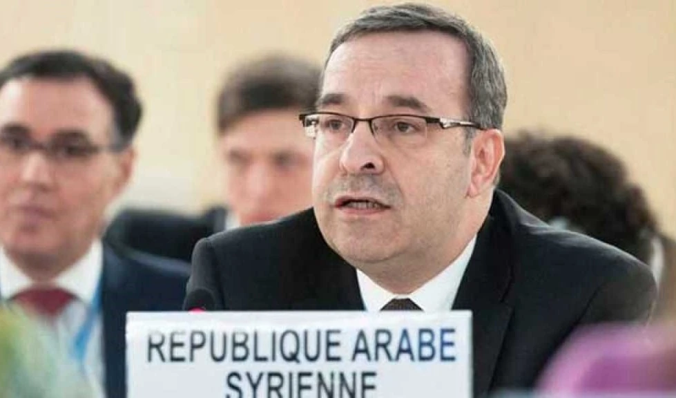El representante permanente de Siria ante las oficinas de las Naciones Unidas en Ginebra, Hossam El-Din Ala.