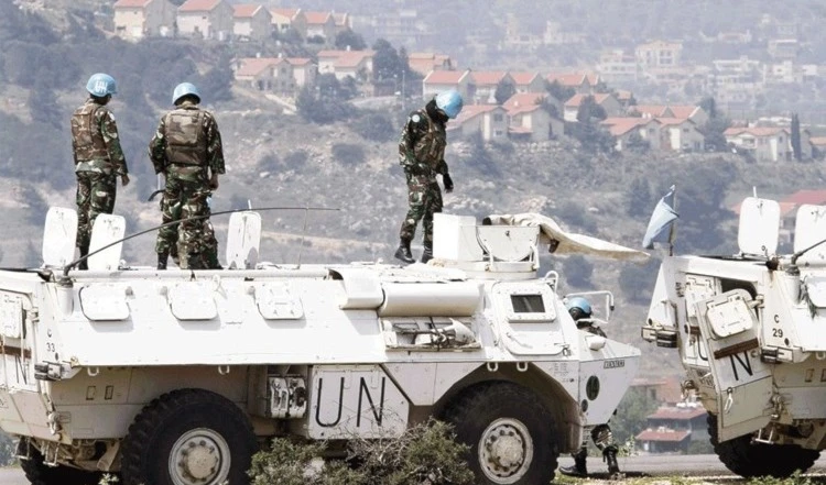 Fuerzas de la misión militar de la ONU en El Líbano. Fuerzas de la misión militar de la ONU en El Líbano.
