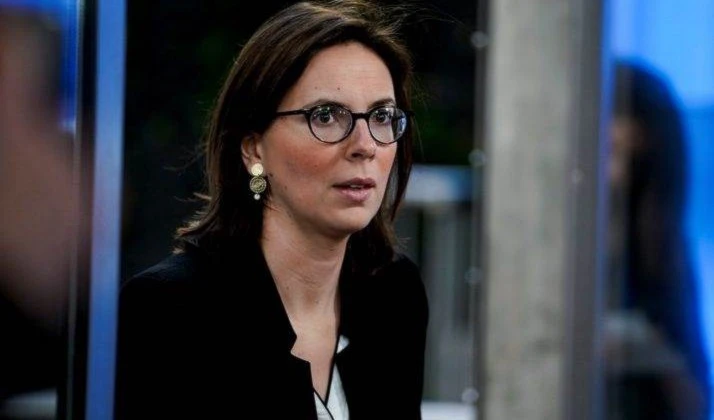 La Secretaria de Estado francesa para Europa, Amélie de Montchalin.