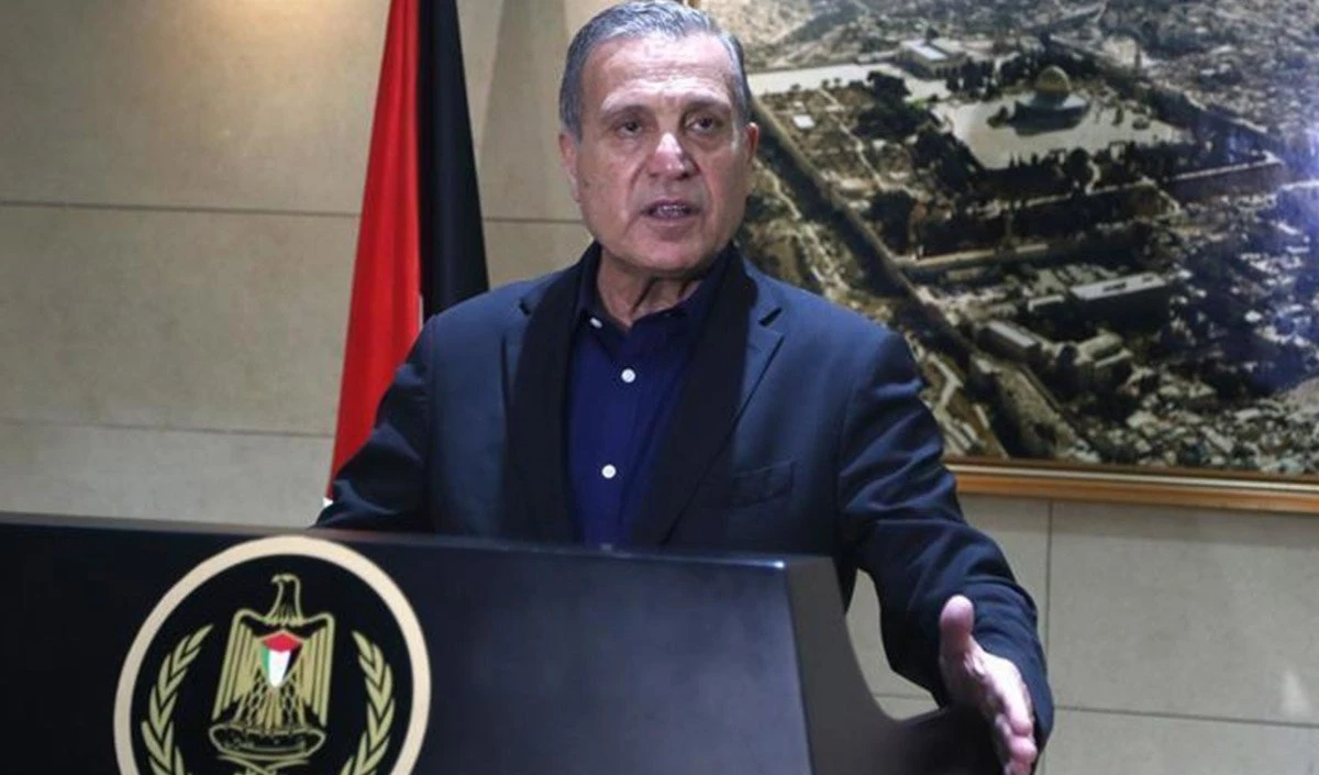 El portavoz oficial de la presidencia palestina, Nabil Abu Rudeina.