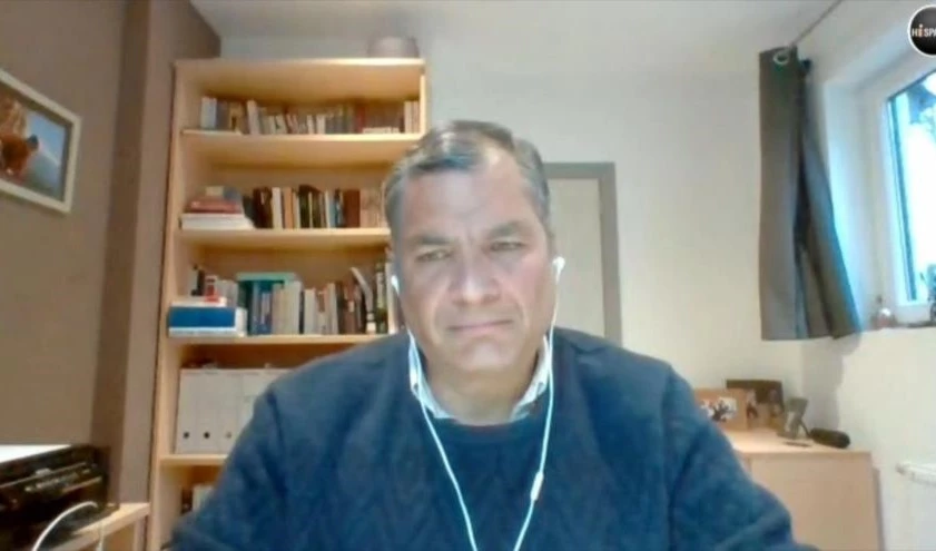 Correa ratifica disposición a ser candidato para elecciones ecuatorianas.