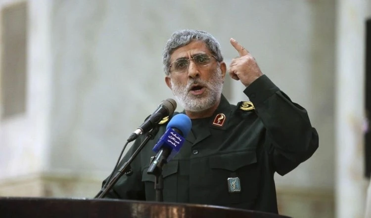 El comandante de la Fuerza Quds de la Guardia Revolucionaria de Irán, el general de brigada Ismail Qaani.