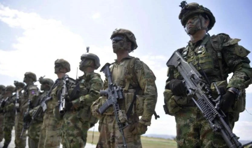 Venezuela rechaza presencia de tropas estadounidenses en Colombia.