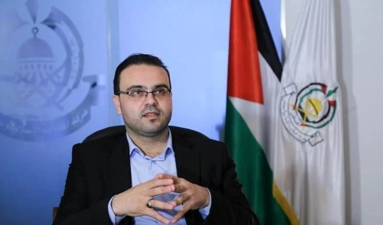 El portavoz del movimiento Hamas, Hazem Qassem.