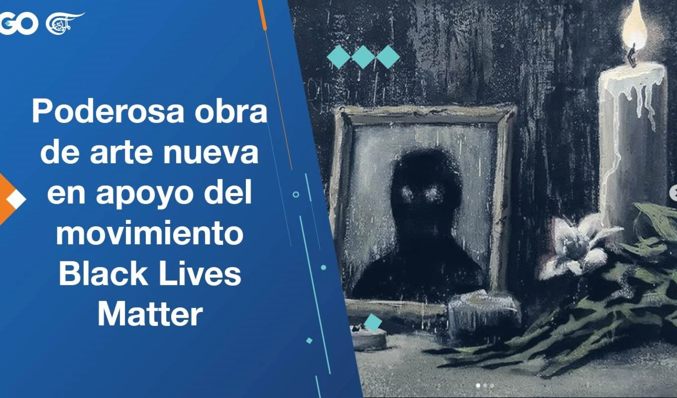 Poderosa obra de arte nueva en apoyo del movimiento Black Lives Matter