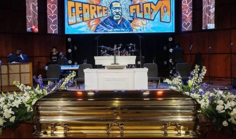 En imágenes: últimos adiós a George Floyd en Houston