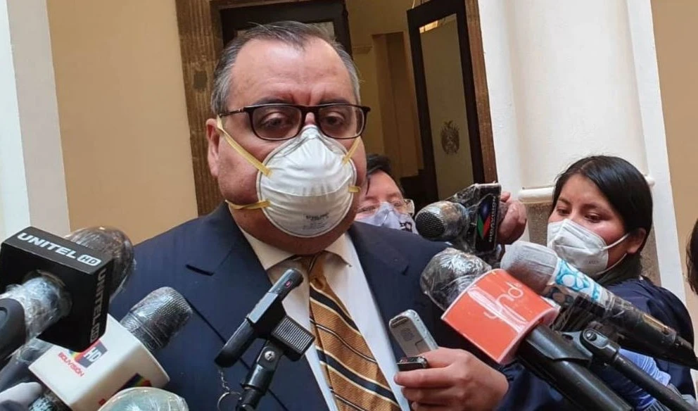 Otro ministro con Covid-19 en Bolivia Otro ministro con Covid-19 en Bolivia
