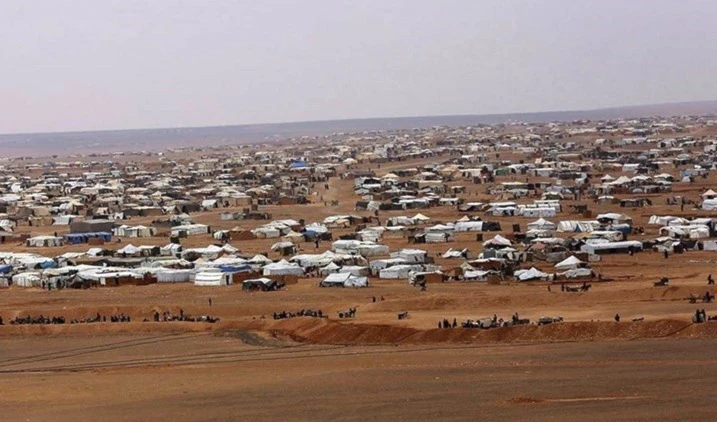 El campamento de Rukban, en Siria. 