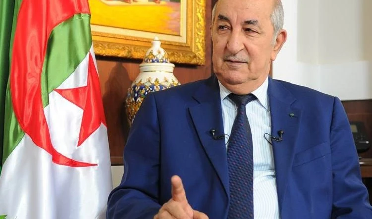 El presidente argelino, Abdelmadjid Tebboune.