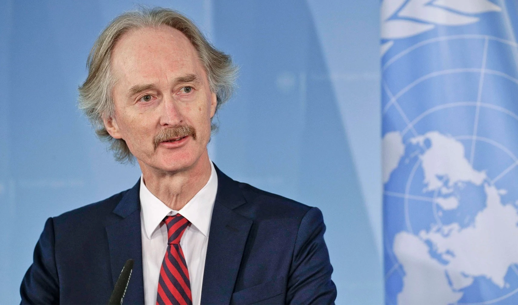 El representante especial de la Organización de las Naciones Unidas (ONU) para Siria, Geir Pedersen. El representante especial de la Organización de las Naciones Unidas (ONU) para Siria, Geir Pedersen.