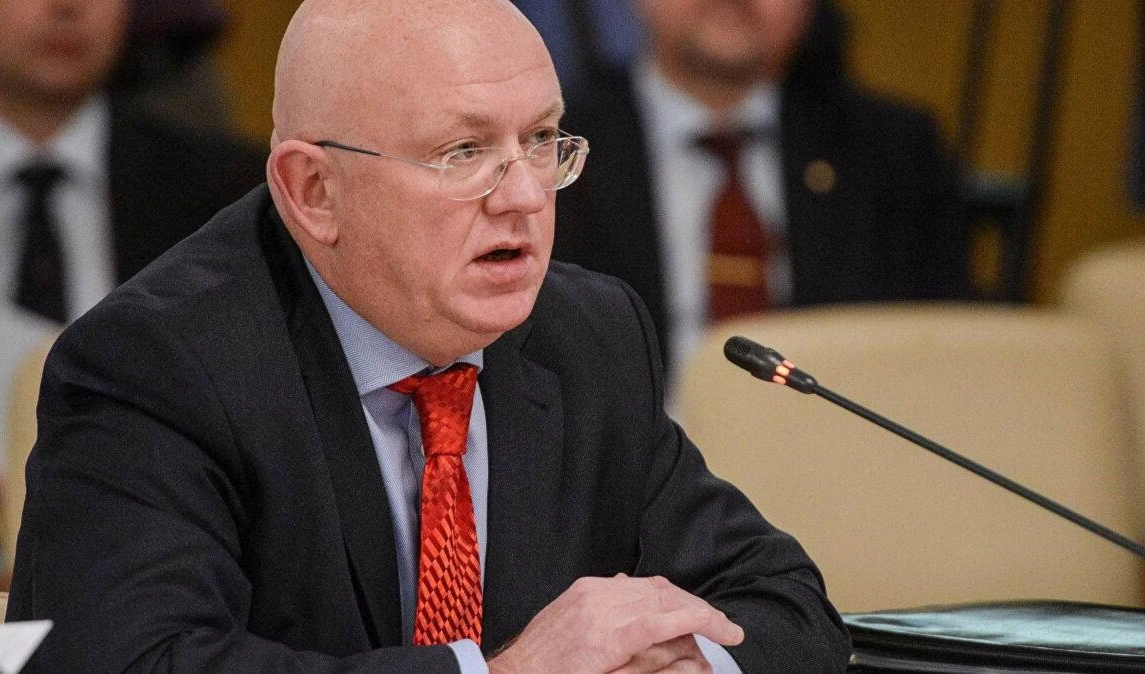 Vasili Nebenzia, representante permanente de Rusia ante el CSNU. Vasili Nebenzia, representante permanente de Rusia ante el CSNU.