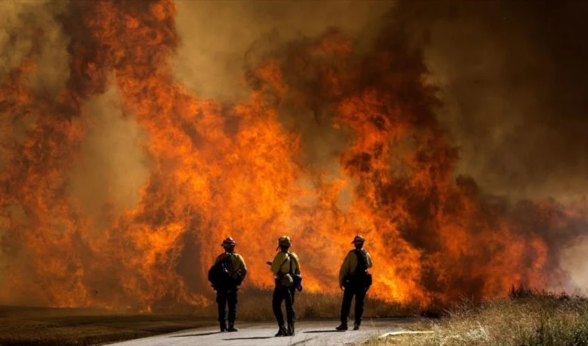 Incendio forestal en Los Ángeles consume miles de hectáreas.