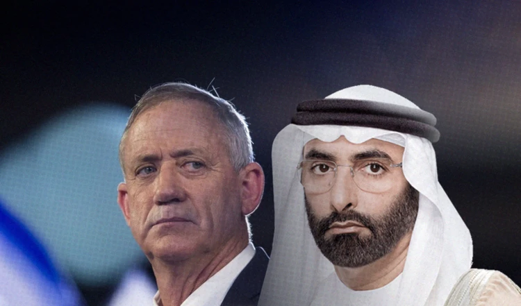 Gantz conversa con el ministro de Defensa emiratí sobre acuerdo de normalización.