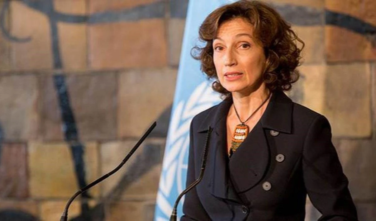 La directora general de la Unesco, Audrey Azoulay.