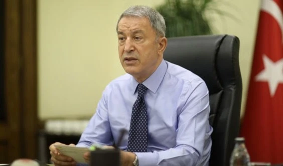 El ministro de Defensa turco, Hulusi Akar.