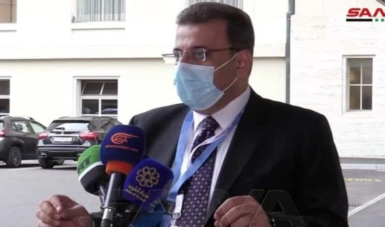 El jefe de la delegación nacional, Ahmed Kezbari.