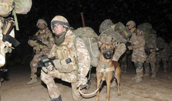 Tropas británicas en Afganistán.