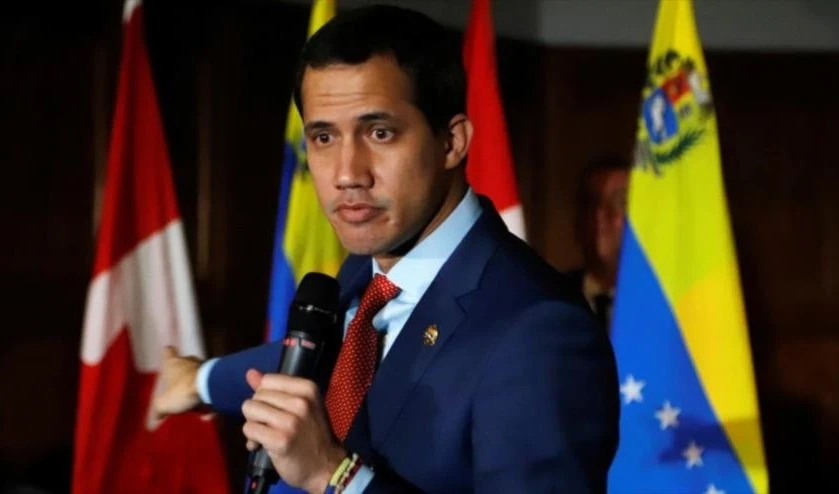 Juan Guaido, diputado opositor que se autoproclamó presidente interino de Venezuela de manera ilegal.