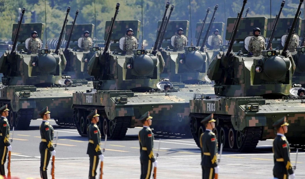 Desfile militar chino.