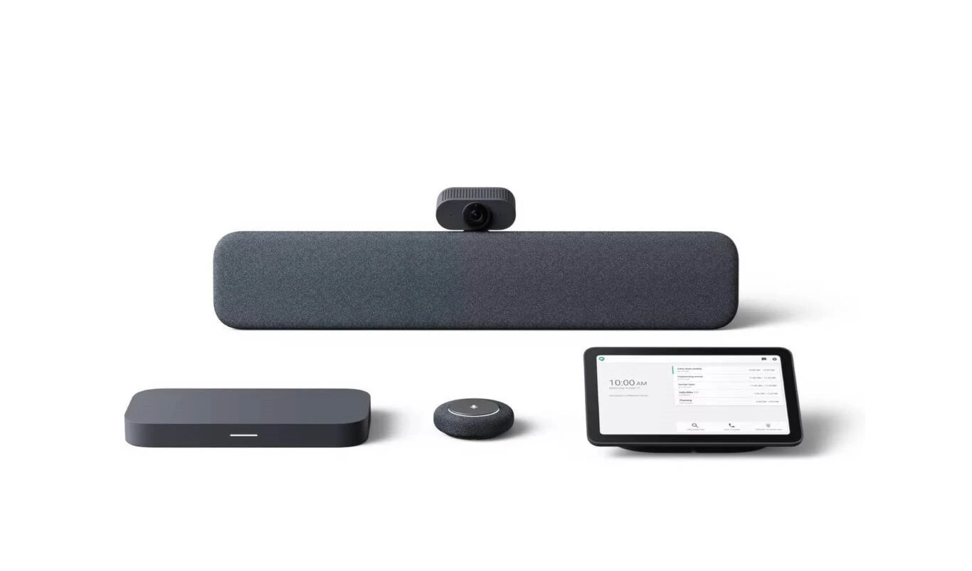 Google pone a la venta un kit para reuniones en Meet: desde 2.700 dólares ofrece cámara, micrófono, altavoz y tablet