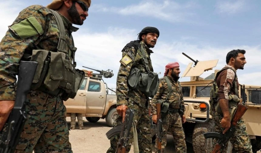 Miembros de las Fuerzas Democráticas Sirias.