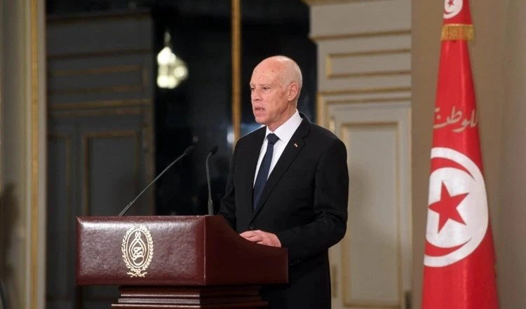 El presidente de Túnez, Kais Saied. El presidente de Túnez, Kais Saied.