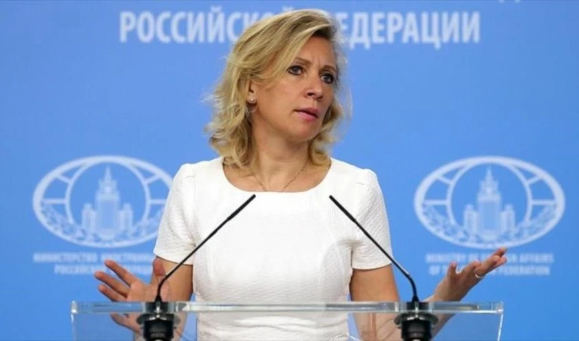 La vocera de la Cancillería rusa, María Zajarova.