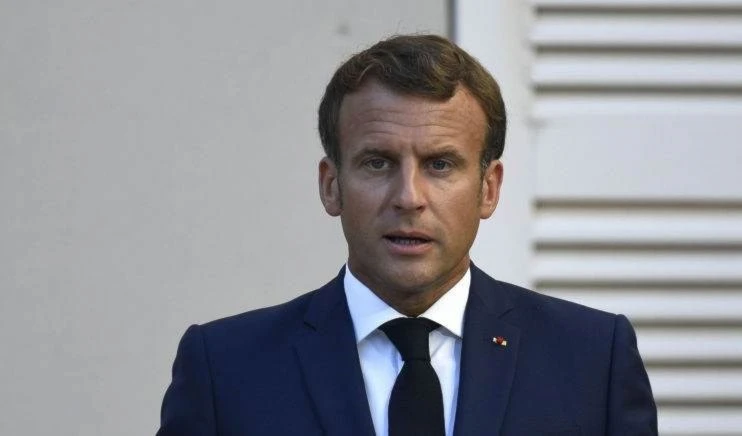 Emmanuel Macron, presidente francés.