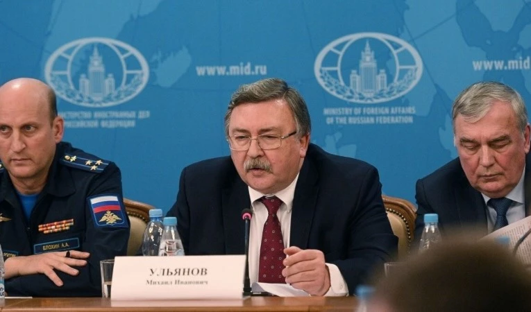 El representante permanente de Rusia ante las organizaciones internacionales radicadas en Viena, Mijail Uliánov.