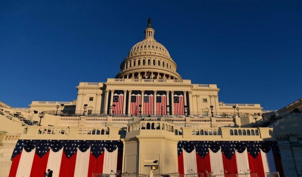 El Capitolio de EE.UU. listo para la ceremonia
